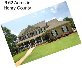 6.62 Acres in Henry County