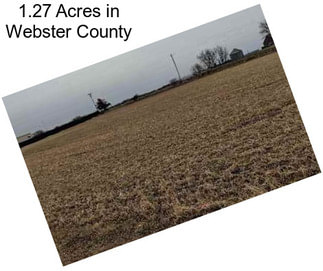 1.27 Acres in Webster County