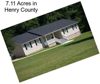 7.11 Acres in Henry County