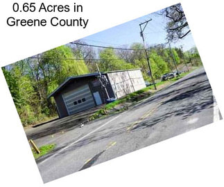 0.65 Acres in Greene County