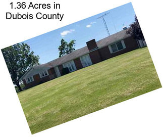 1.36 Acres in Dubois County
