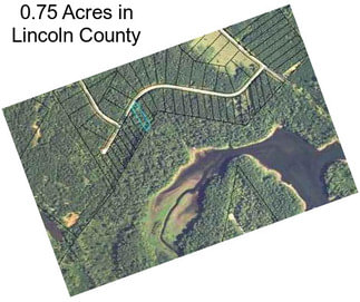0.75 Acres in Lincoln County