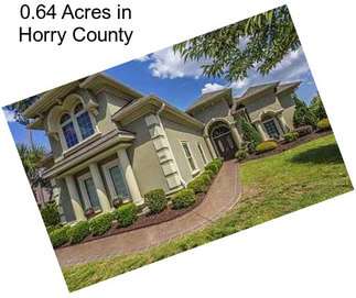 0.64 Acres in Horry County