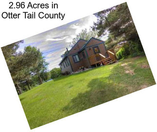 2.96 Acres in Otter Tail County