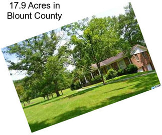 17.9 Acres in Blount County