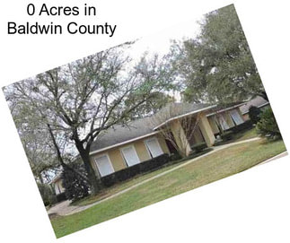 0 Acres in Baldwin County