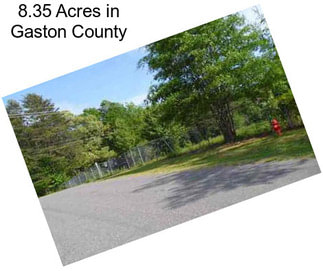 8.35 Acres in Gaston County