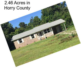 2.46 Acres in Horry County