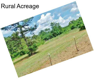 Rural Acreage