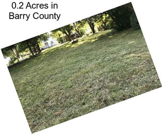 0.2 Acres in Barry County