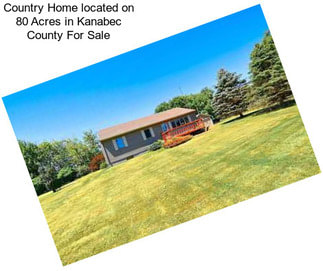 Country Home located on 80 Acres in Kanabec County For Sale