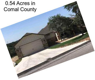 0.54 Acres in Comal County