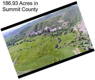 186.93 Acres in Summit County