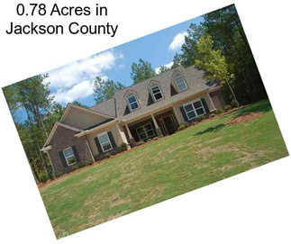 0.78 Acres in Jackson County