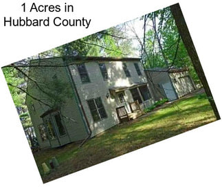 1 Acres in Hubbard County