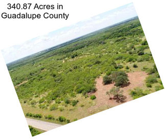 340.87 Acres in Guadalupe County
