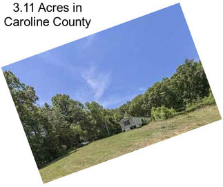 3.11 Acres in Caroline County