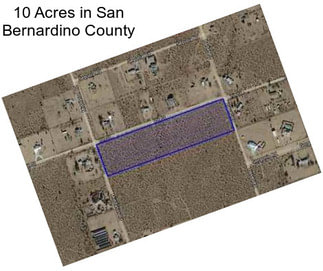 10 Acres in San Bernardino County