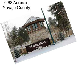 0.82 Acres in Navajo County