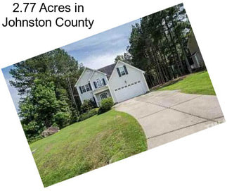 2.77 Acres in Johnston County