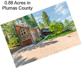 0.88 Acres in Plumas County