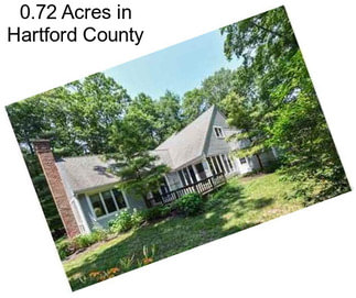 0.72 Acres in Hartford County