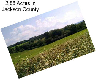 2.88 Acres in Jackson County