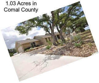 1.03 Acres in Comal County