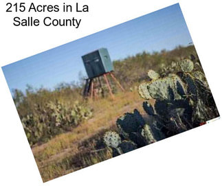 215 Acres in La Salle County