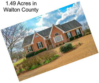 1.49 Acres in Walton County