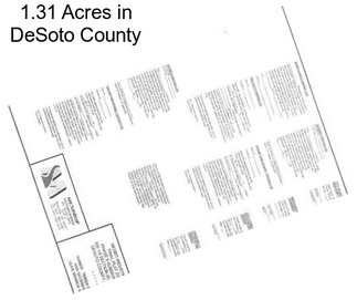 1.31 Acres in DeSoto County