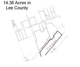 14.36 Acres in Lee County