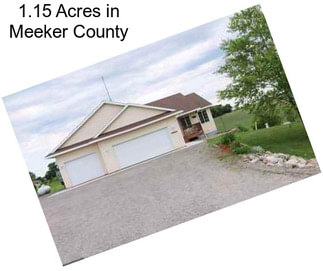 1.15 Acres in Meeker County