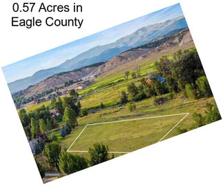0.57 Acres in Eagle County