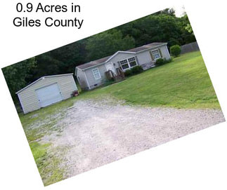 0.9 Acres in Giles County