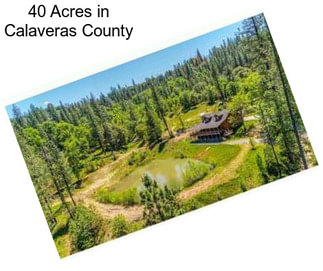 40 Acres in Calaveras County