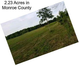 2.23 Acres in Monroe County
