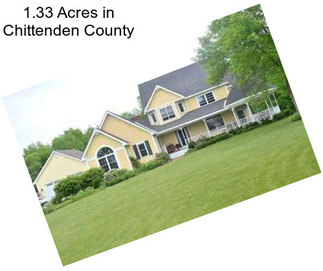 1.33 Acres in Chittenden County