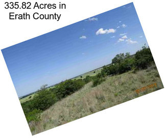 335.82 Acres in Erath County