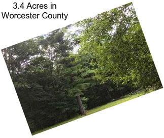3.4 Acres in Worcester County