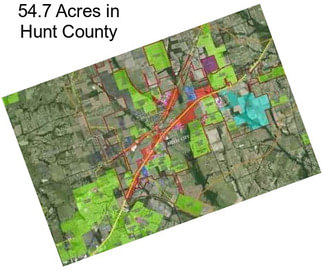 54.7 Acres in Hunt County