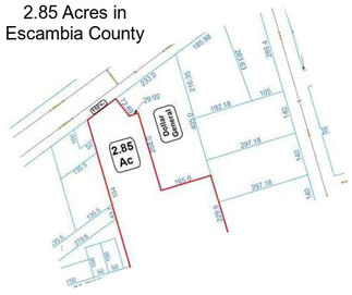 2.85 Acres in Escambia County