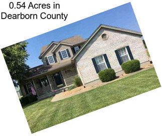 0.54 Acres in Dearborn County