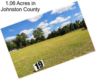 1.06 Acres in Johnston County