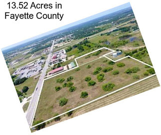 13.52 Acres in Fayette County