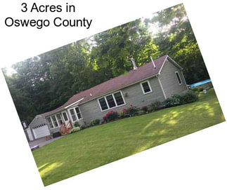 3 Acres in Oswego County