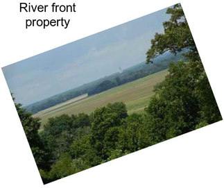 River front property