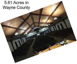 5.61 Acres in Wayne County