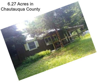 6.27 Acres in Chautauqua County