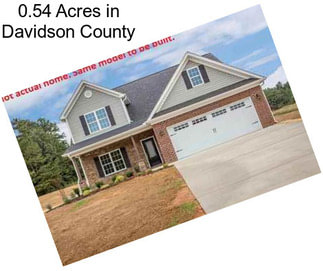 0.54 Acres in Davidson County
